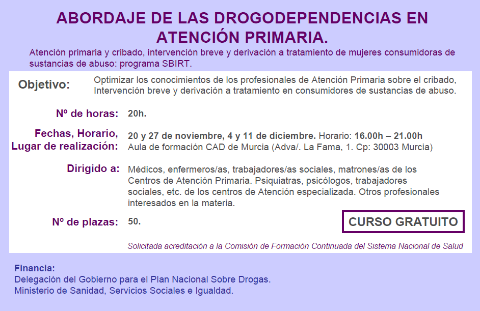 imagen del curso. Descargar pdf con el programa completo.